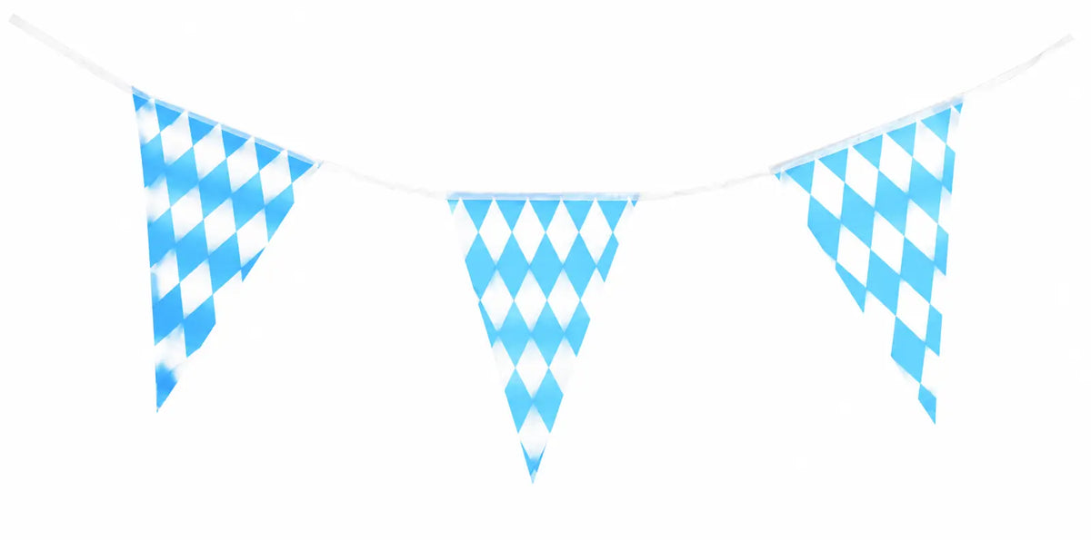 Bavarian Bunting Flags Pack of 12