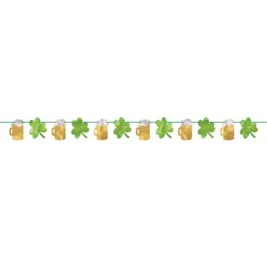 Beer & Shamrock Banner - Senior Style