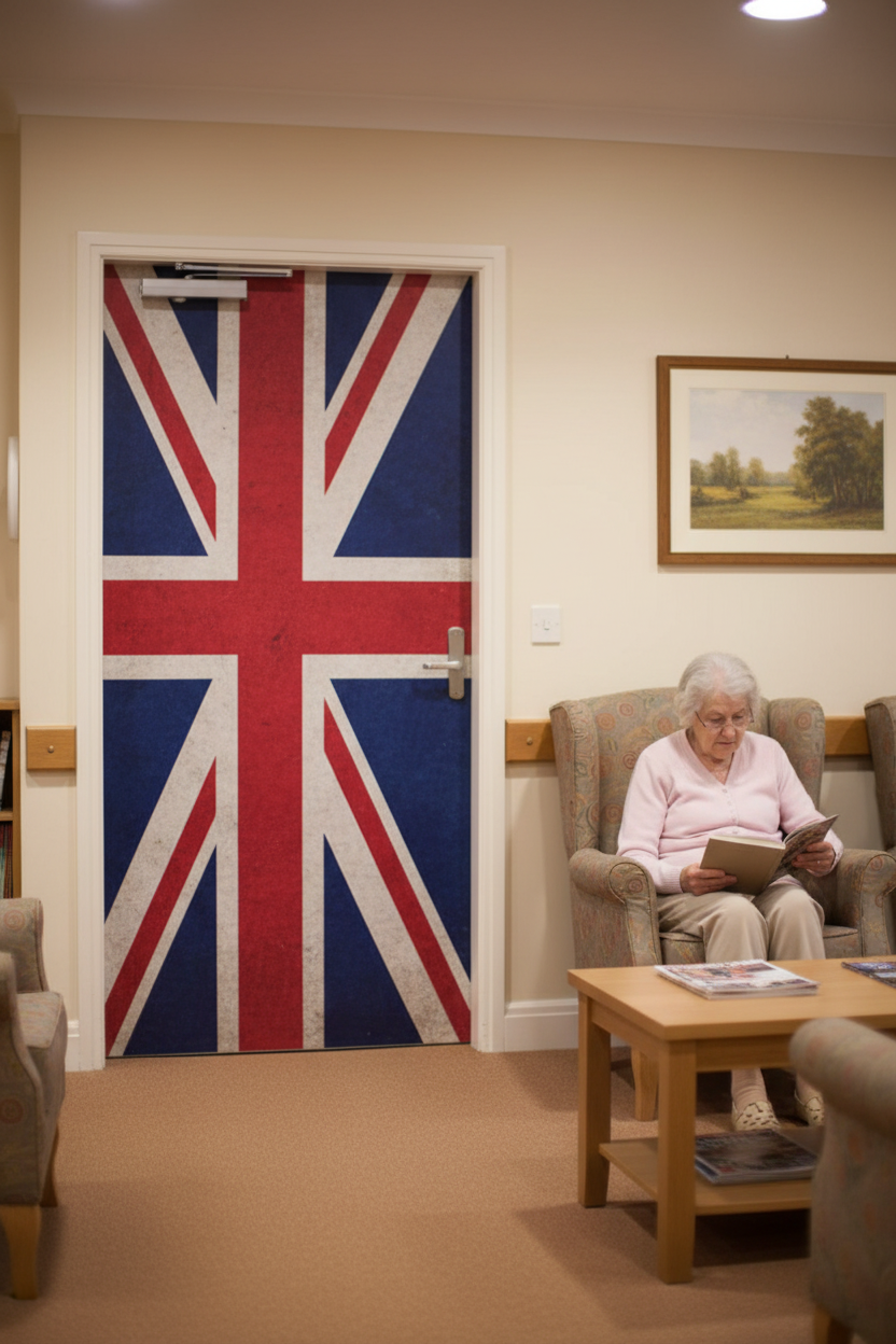 British Union Jack Door Cover