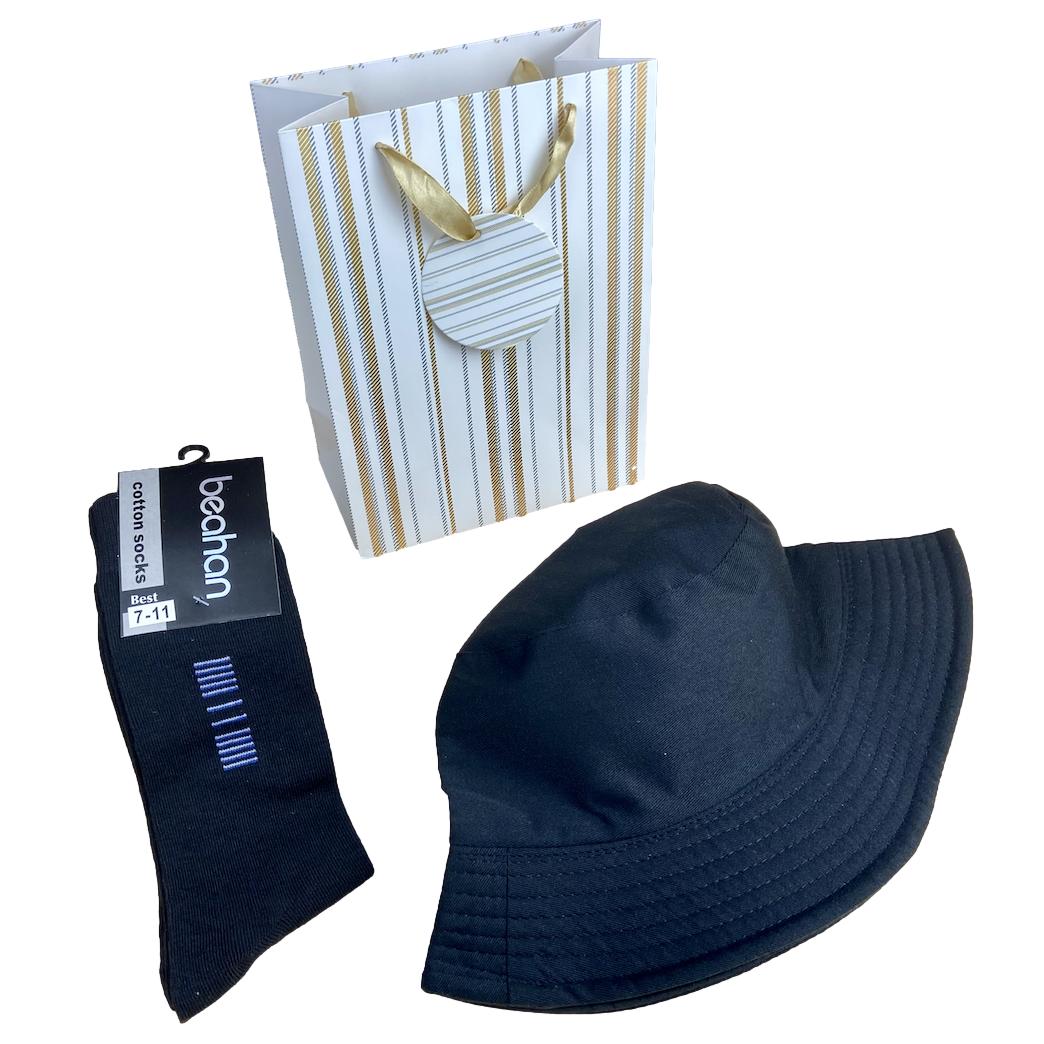 Bucket Hat &amp; Socks - Senior Style