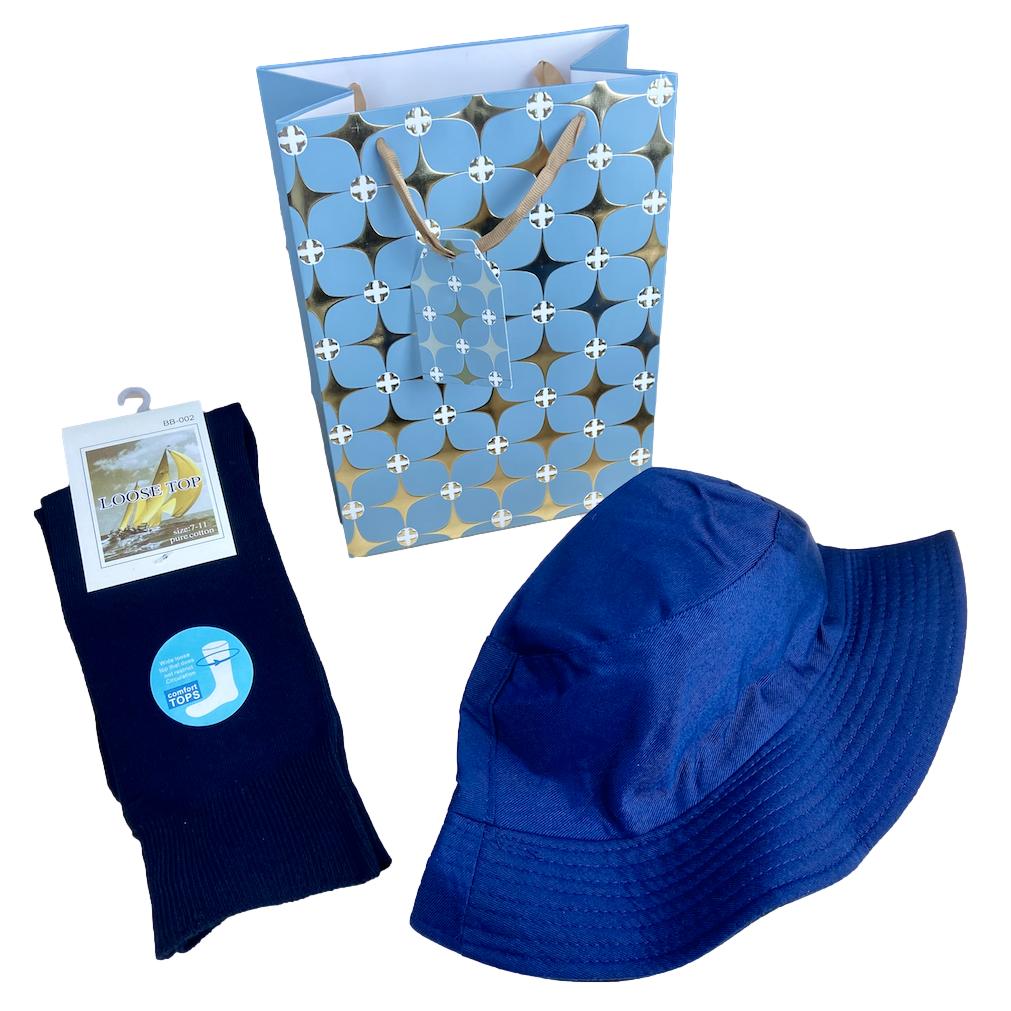 Bucket Hat &amp; Socks - Senior Style