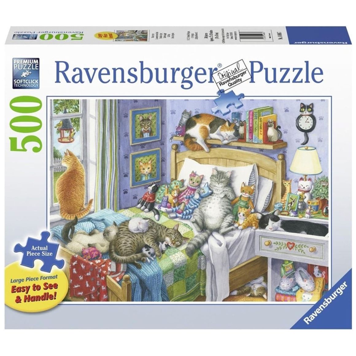 Cat Nap - 500 Large Piece Jigsaw Puzzle - Senior Style