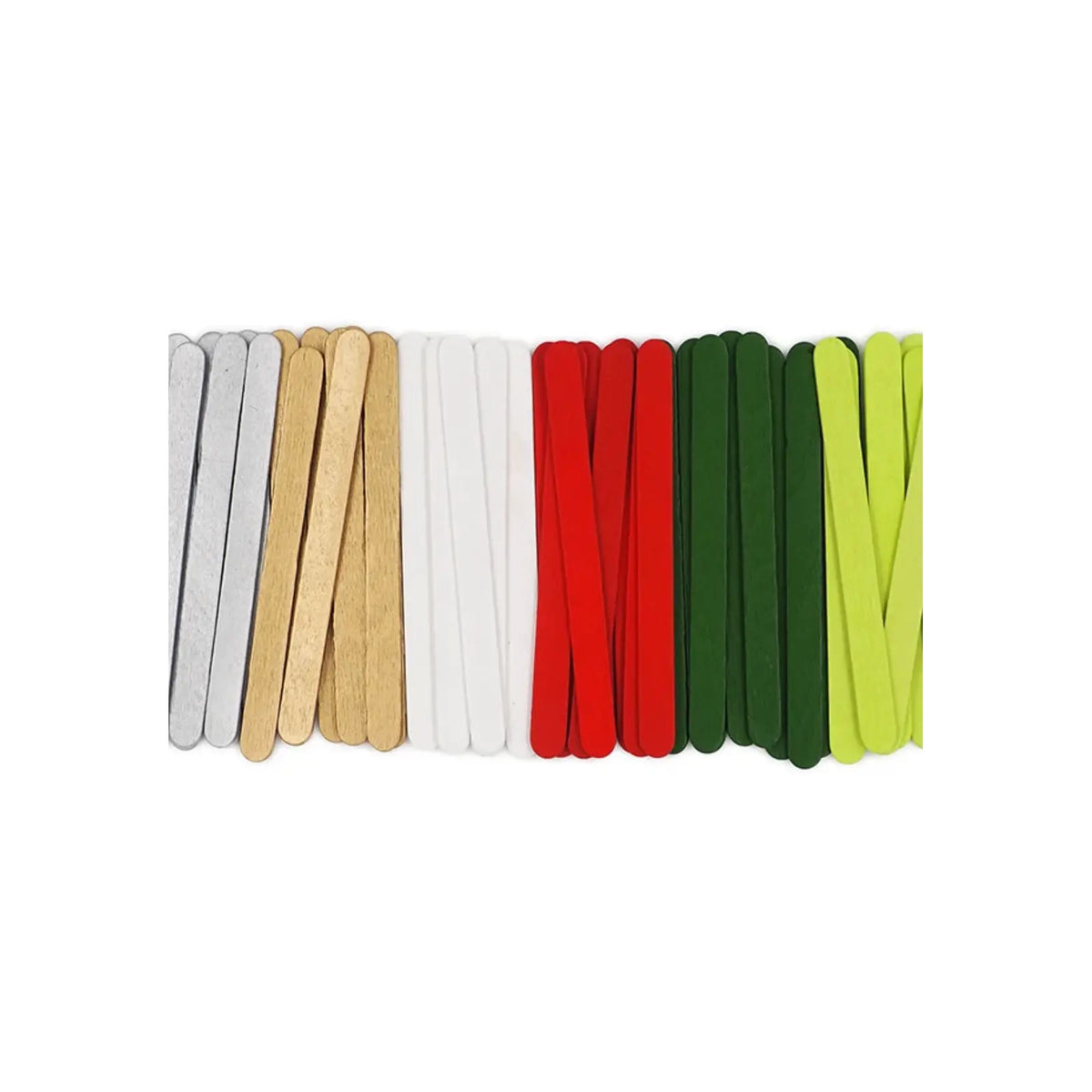 Christmas Wood Craft Sticks 100 Pack