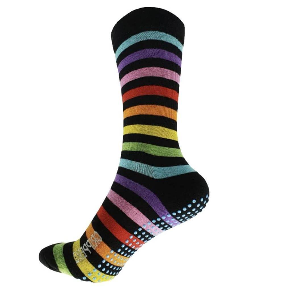 Circulation Socks / Non Slip Socks / Diabetic Safe Socks by Gripperz - Senior Style