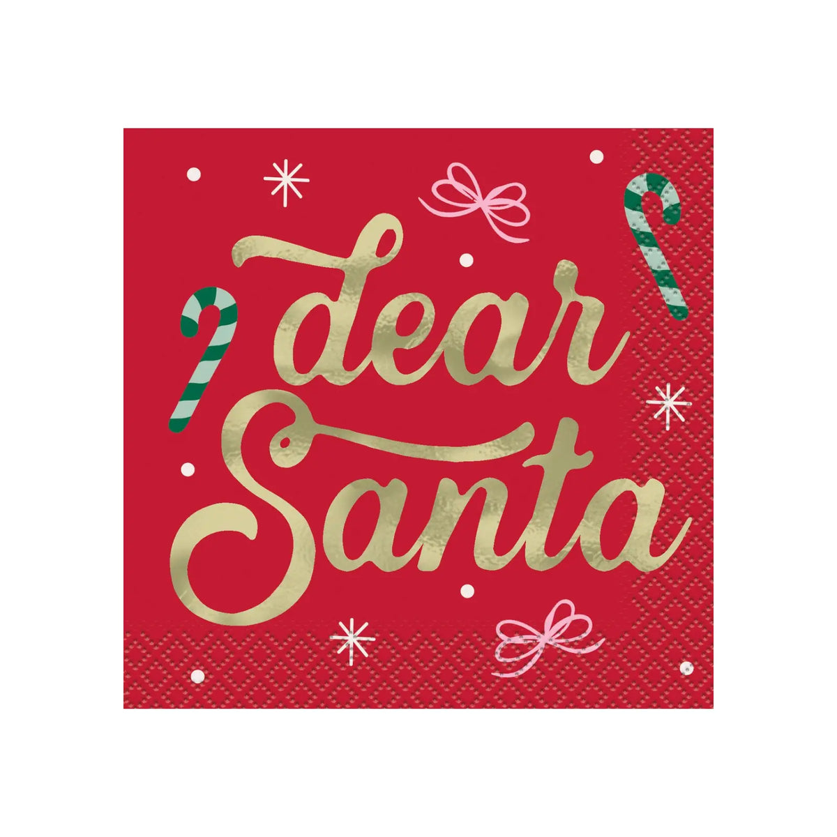Dear Santa Beverage Napkins