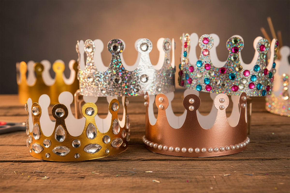 Cut-out Paper Crowns