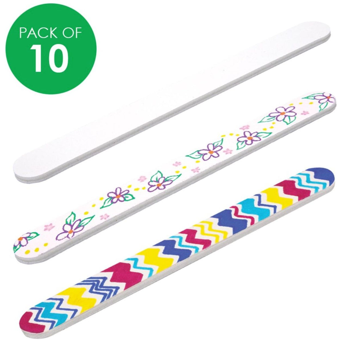 Design Your Own Nail Files - Pack of 10 - Senior Style