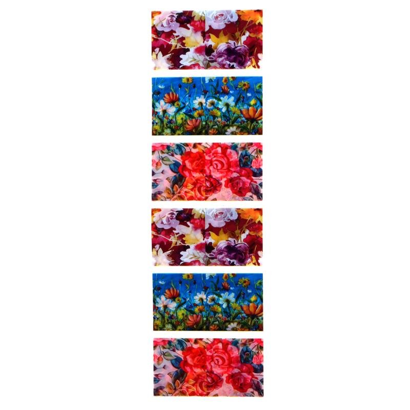 Easter Egg Shrink Wraps Floral Designs 6pk - Senior Style