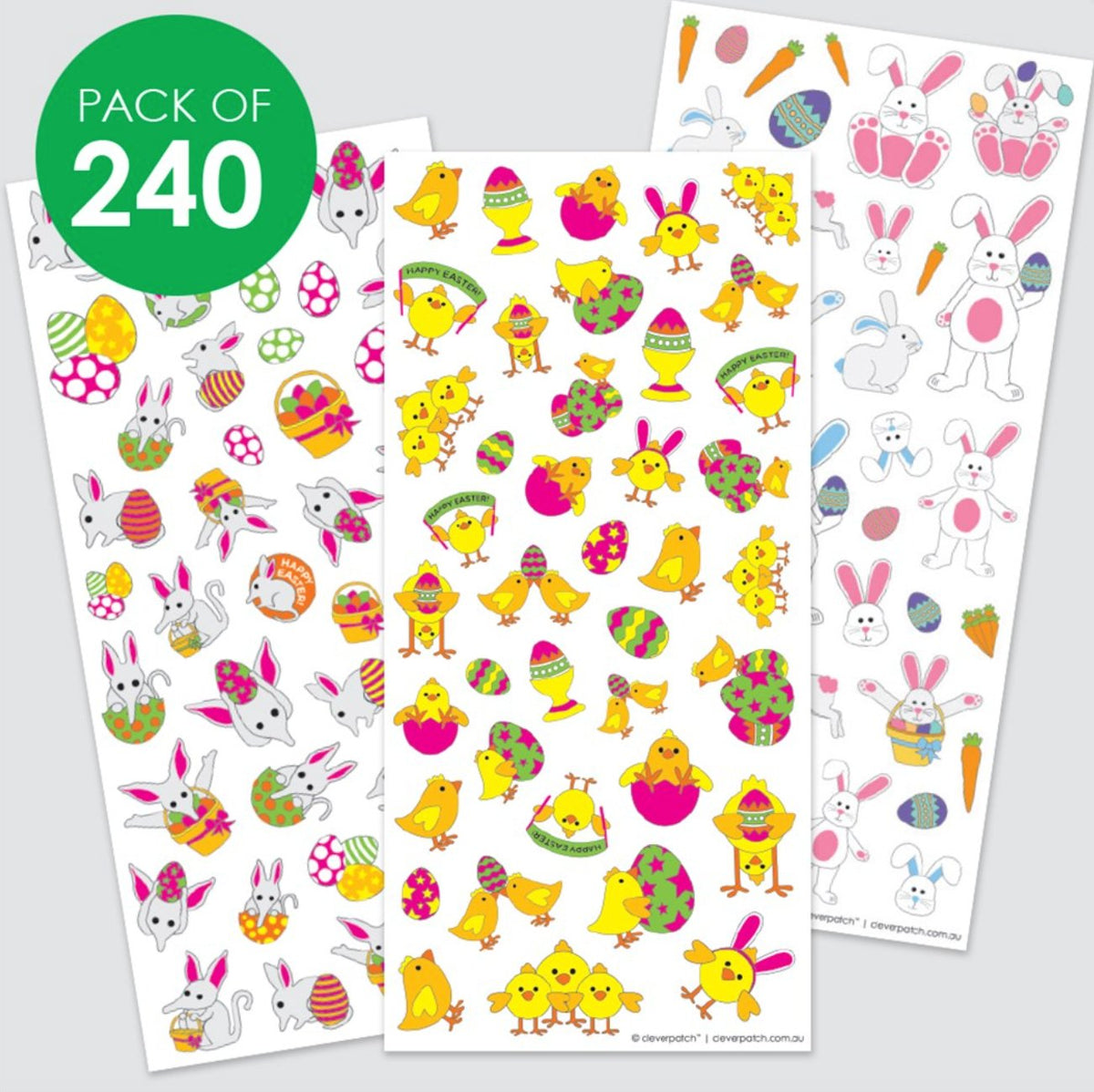 Easter Stickers - Pack of 240 - Senior Style