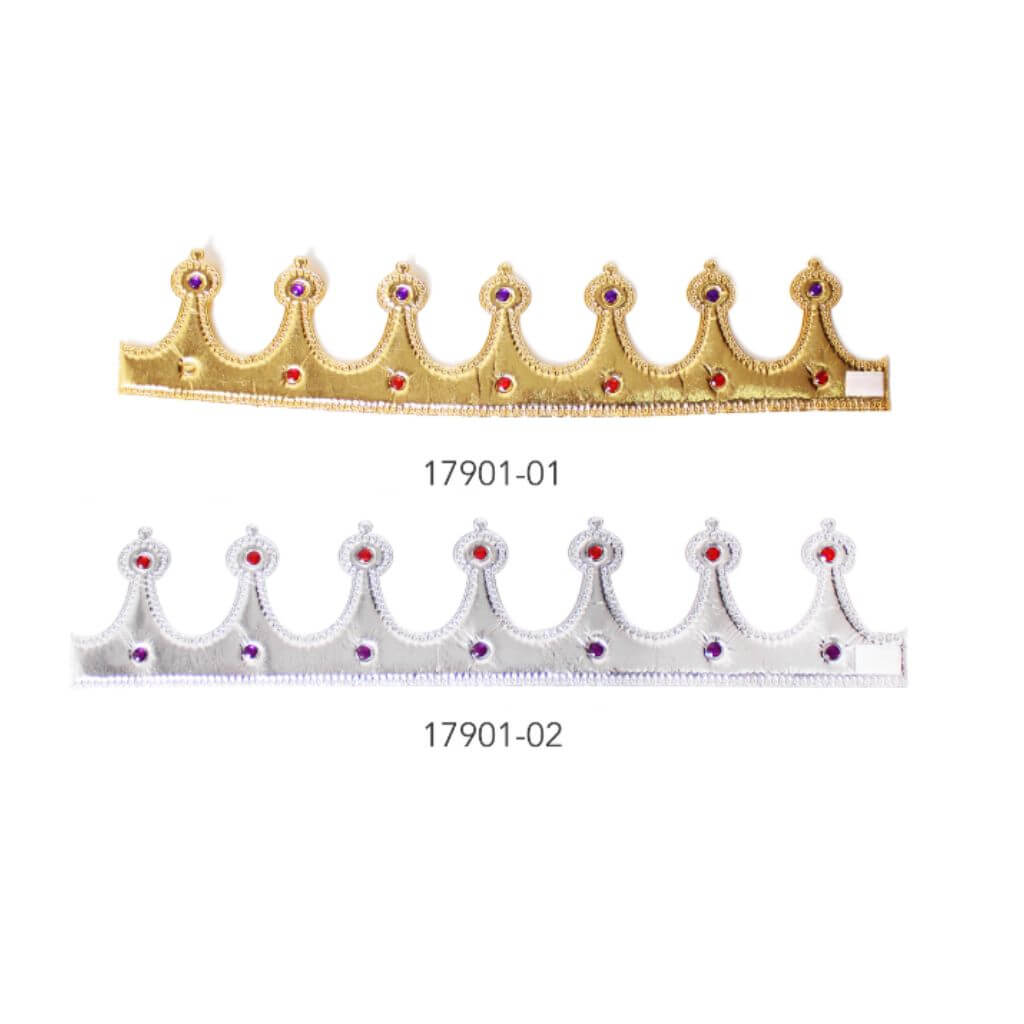 Fabric Crown Silver or Gold