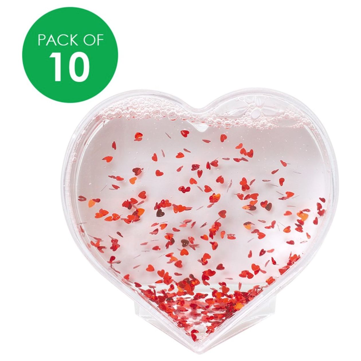 Glitter Frames - Heart - Pack of 10 - Senior Style