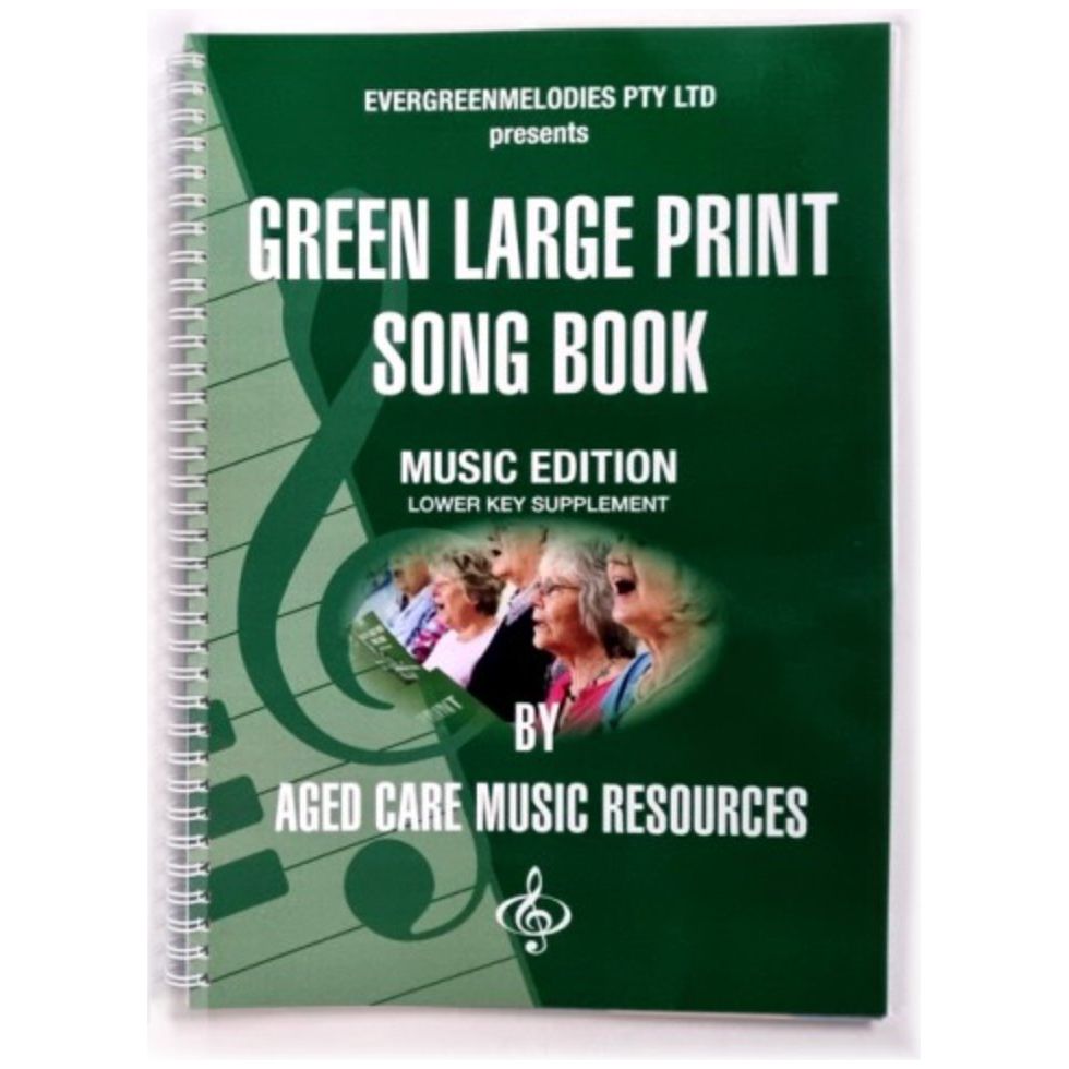 Green Song Book Music Edition Lower Key Supplement - Senior Style
