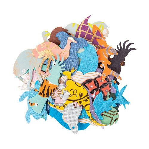 Handmade Pattern Paper - Aust Animal Shapes - Senior Style