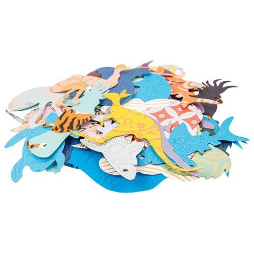 Handmade Pattern Paper - Aust Animal Shapes - Senior Style