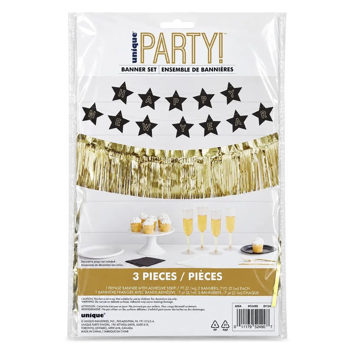 Happy New Year Banner Set - 3 Piece