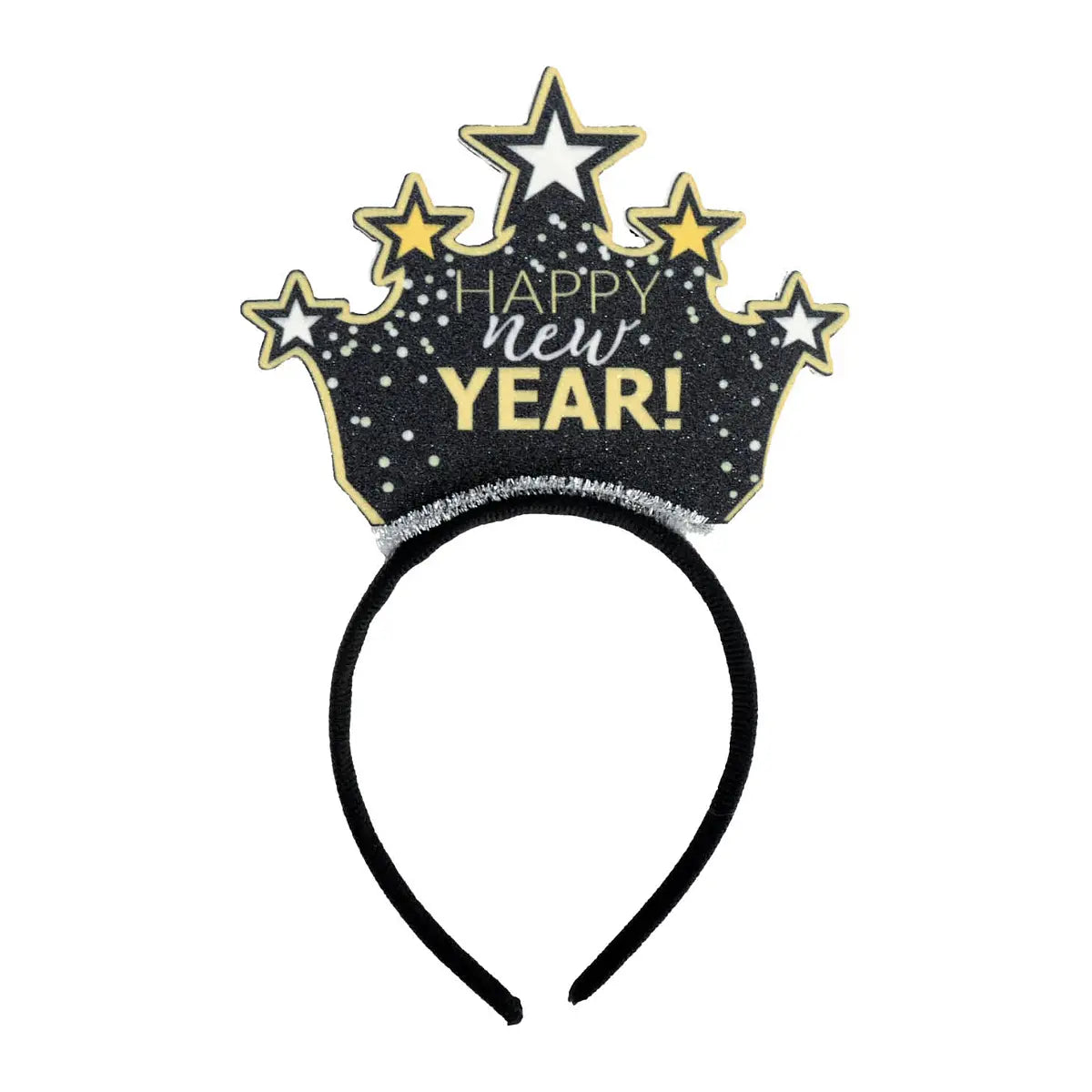 Happy New Year Star Crown Headband