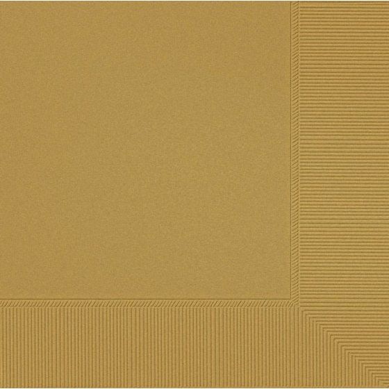 Lunch Napkins 20 Pack 2 PLY Gold - Senior Style