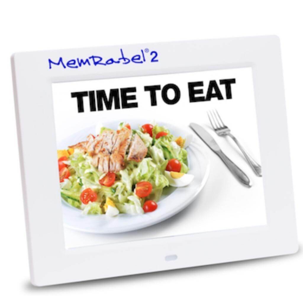 MemRabel 2 (v5) Audio Visual Orientation/Calendar Alarm Clock - Senior Style