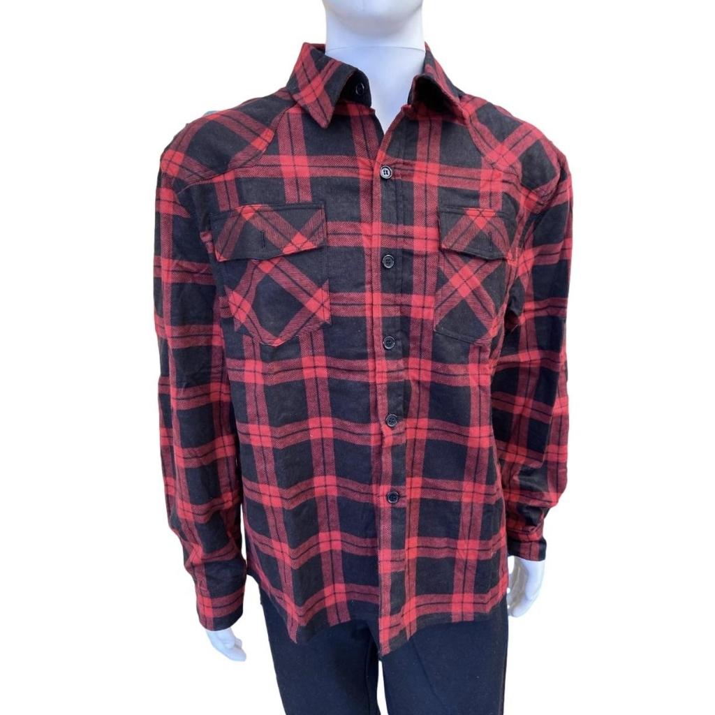 Men's Flannelette Shirt - Senior Style