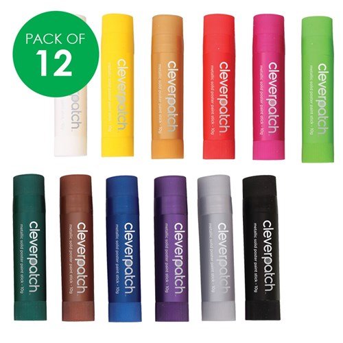 Metallic Paint Sticks Pack of 12 - Senior Style