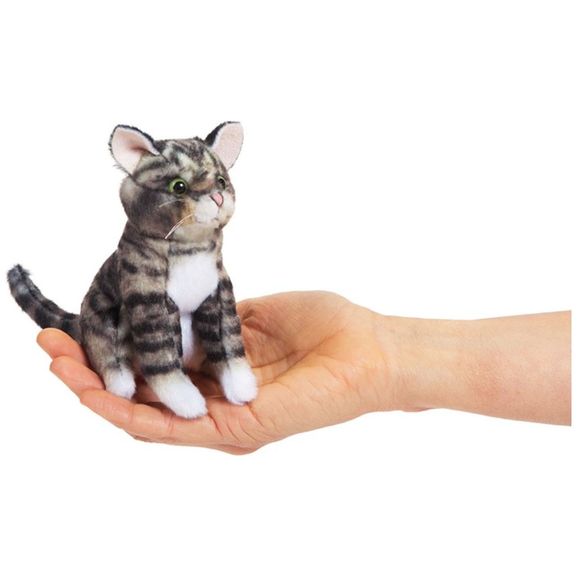 Mini Tabby Cat Finger Puppets - Senior Style