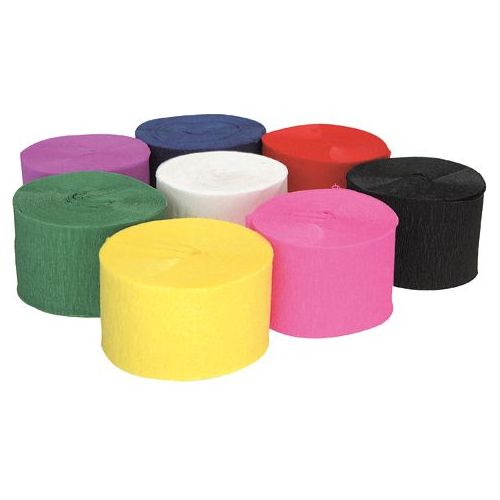 Crepe Streamers Pack of 48