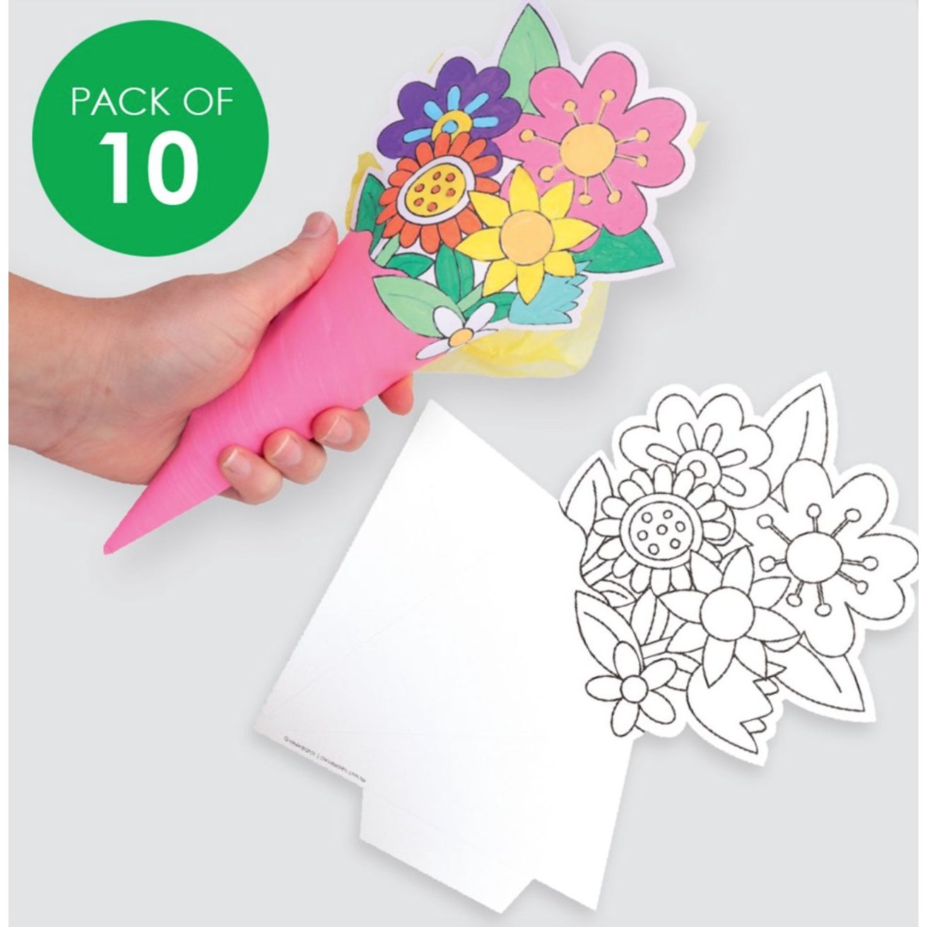 Paper Bouquet Treat Holders - Pack of 10 - Senior Style