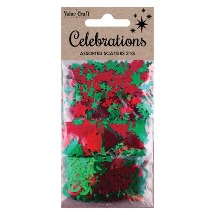 Red &amp; Green Christmas Scatters - Senior Style