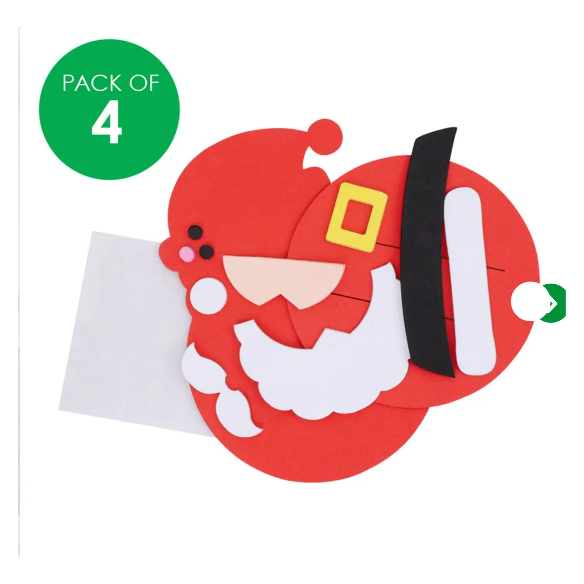 Foam Christmas Gift Card Holders Pack of 4