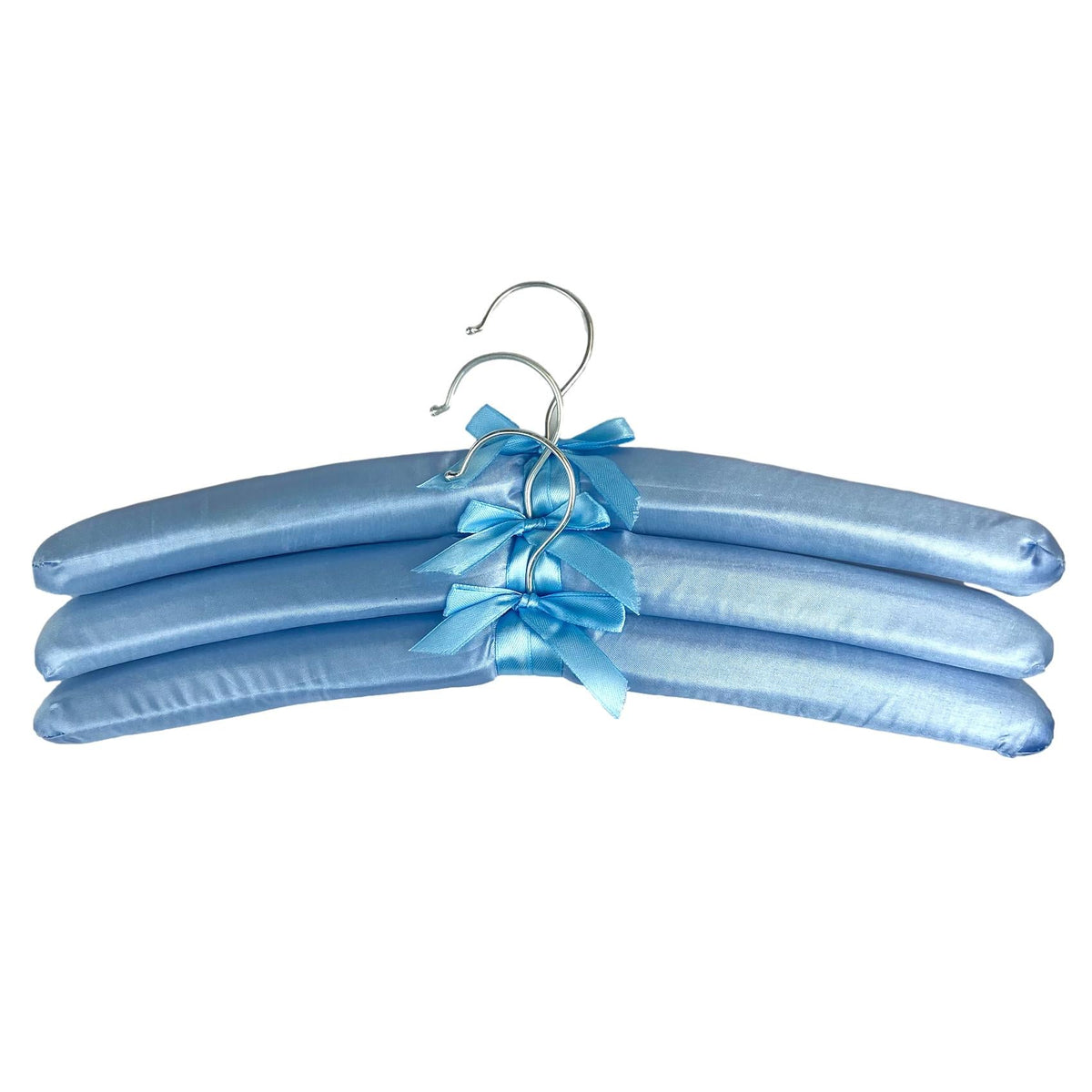 Satin Pastel Coat Hangers 3 Pack - Senior Style