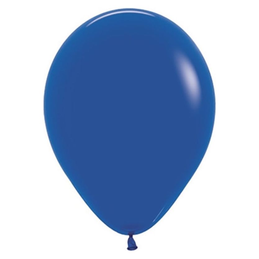 Sempertex 30cm Fashion Royal Blue Balloons 25PK - Senior Style