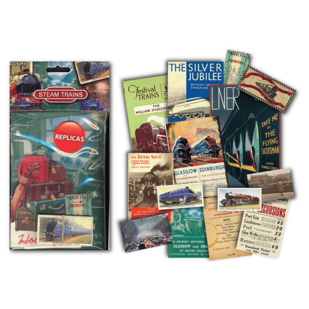 Steam Trains Memorabilia Pack - Senior Style