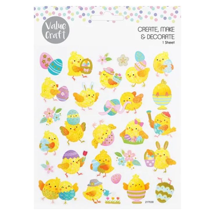Chick Sticker Set Stickers Cute Chick Eggs - Senior Style
