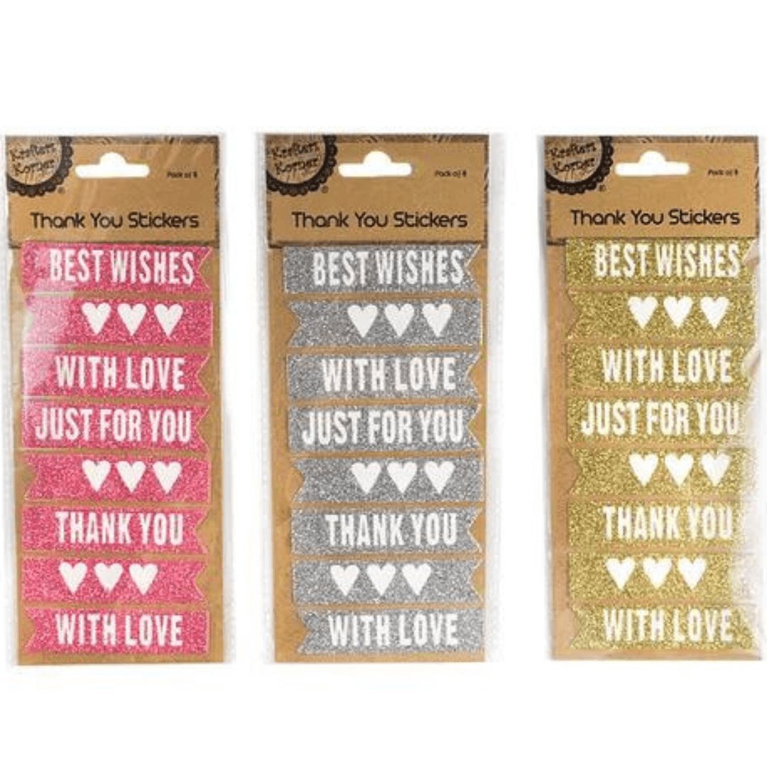 Thank You Stickers - Senior Style