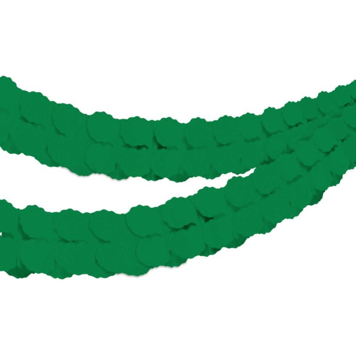 Tissue Paper Garland Green - Senior Style