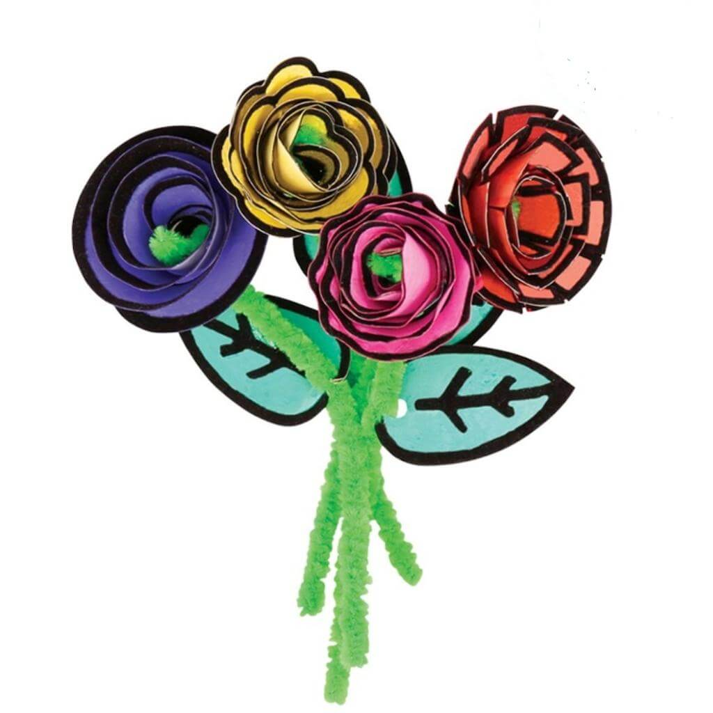 Velvet Art Flowers - Pack of 20 - Senior Style