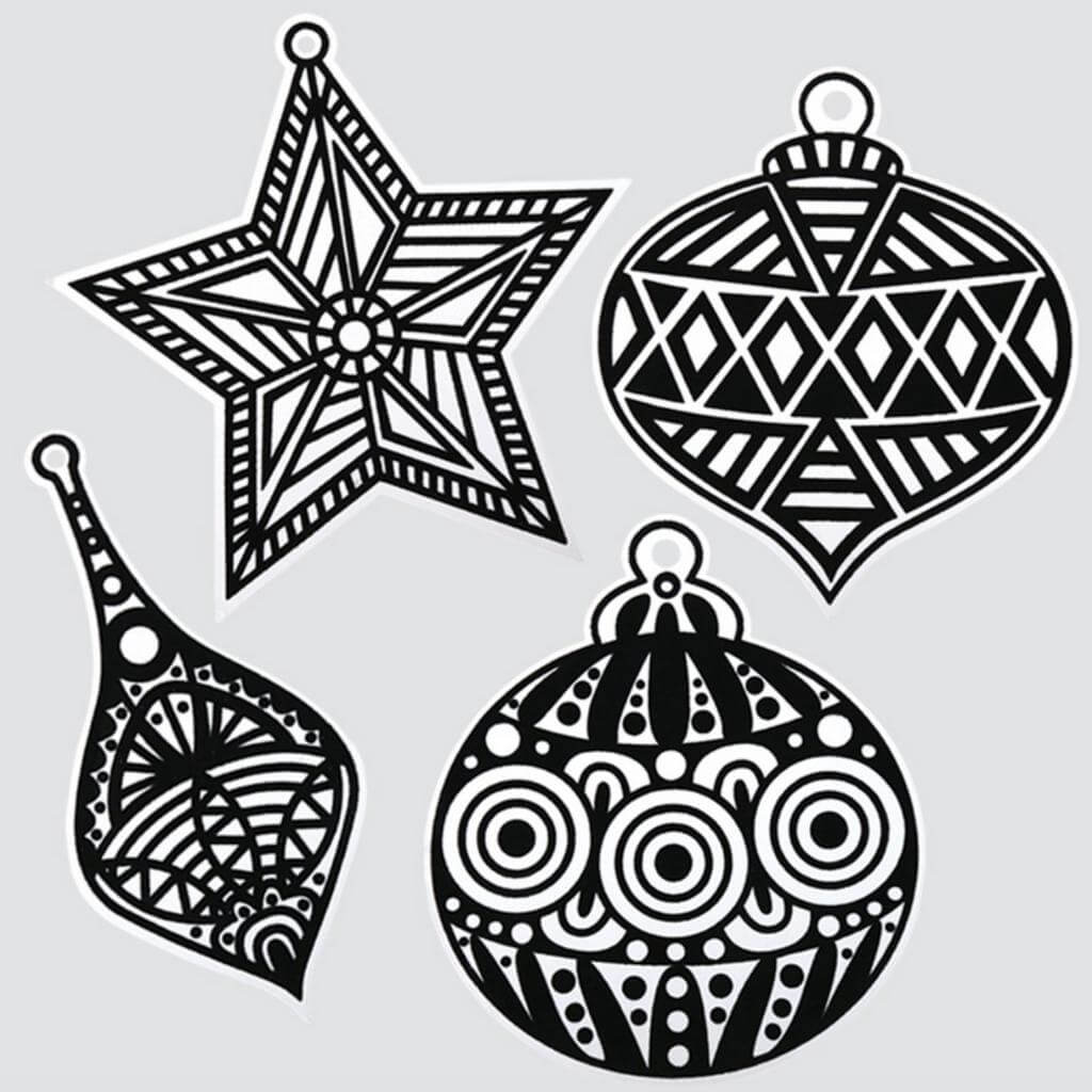 Velvet Art Ornaments Pack of 20 Assorted - Senior Style