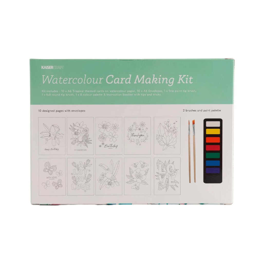 Watercolour Card Making Kit - Lush - Senior Style