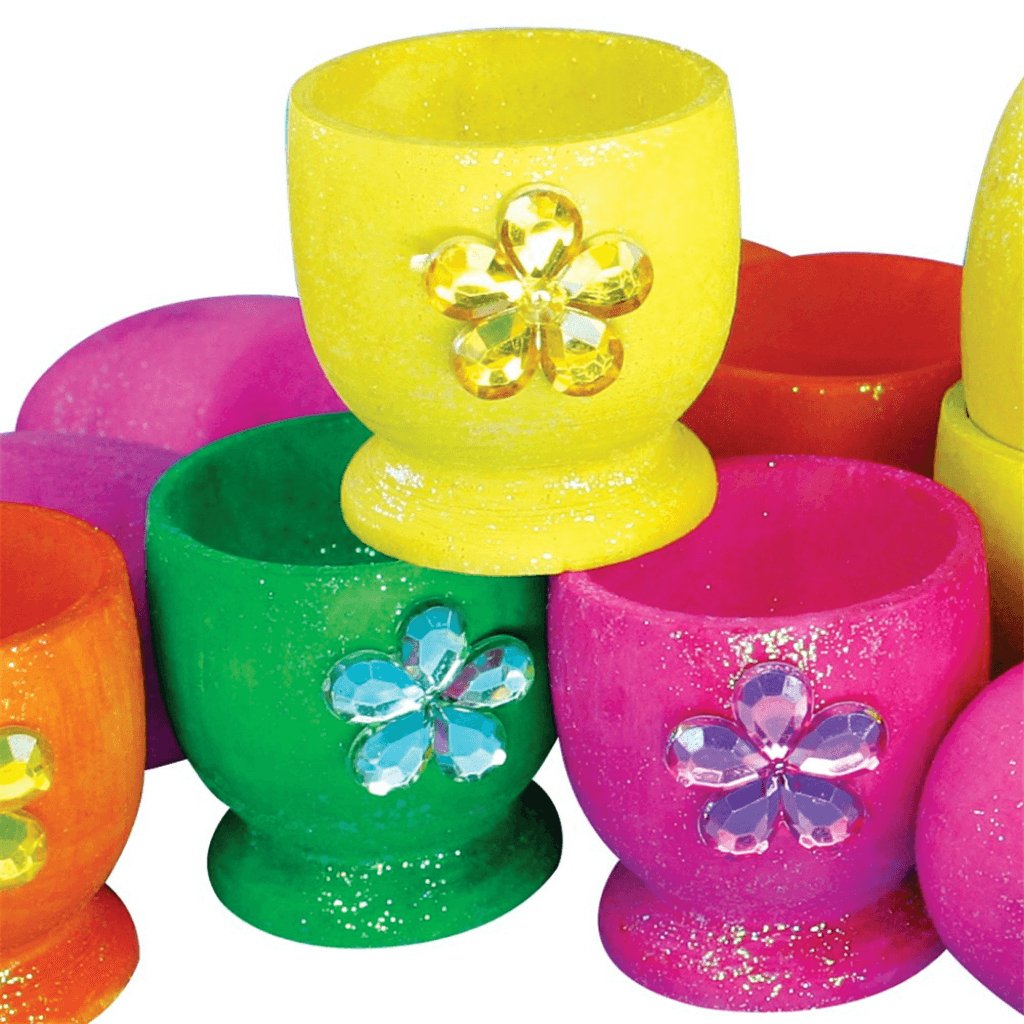 Wooden Egg Cups Pack of 10 - Senior Style