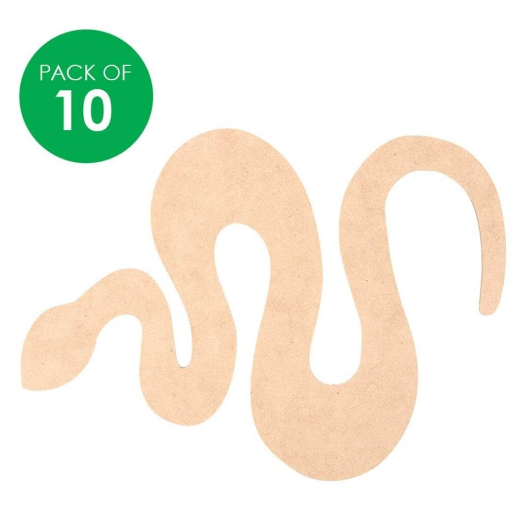 Wooden Snakes - Pack of 10 - Senior Style