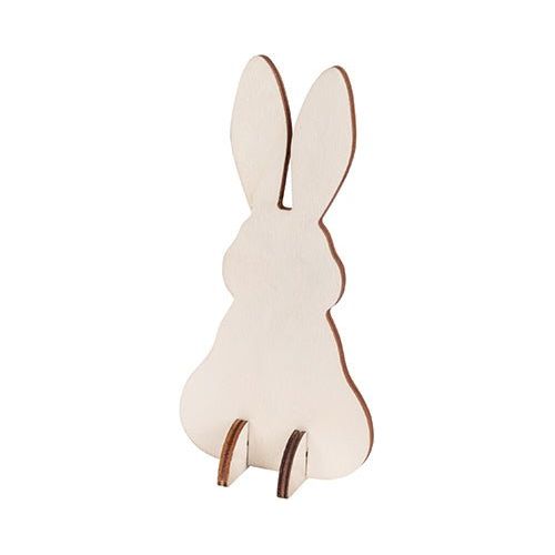 Wooden Standing Rabbits Pack of 10 - Senior Style