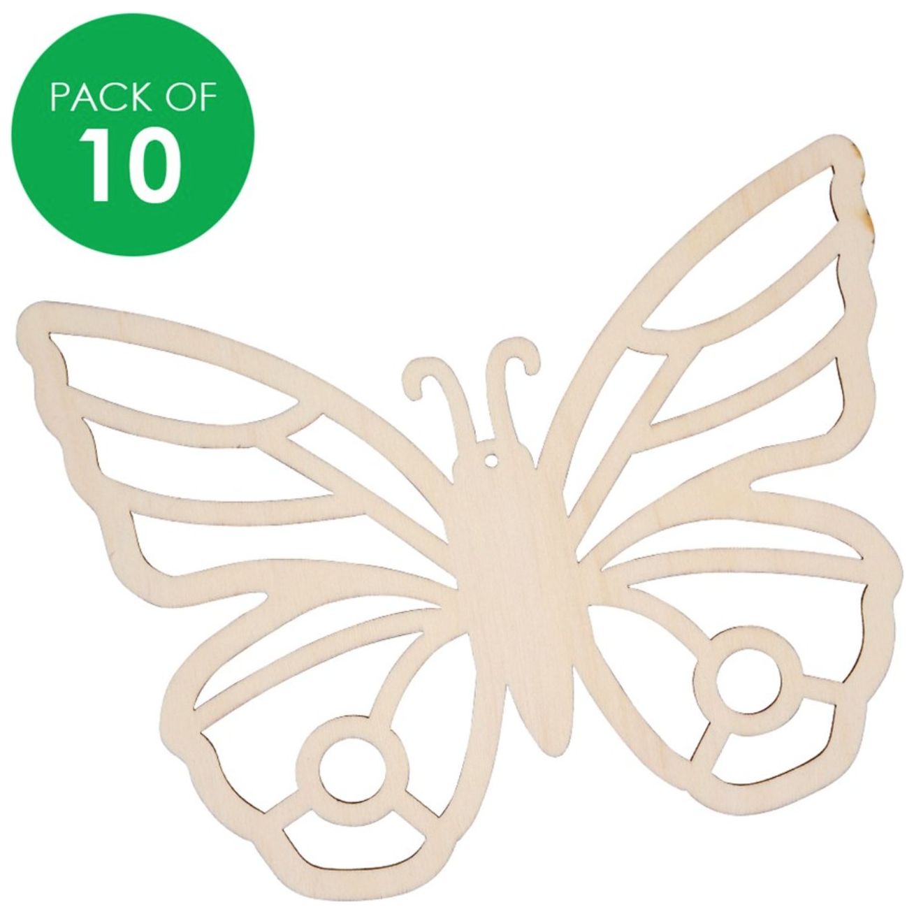 Wooden Sun Catcher Frames - Butterfly - Pack of 10 - Senior Style