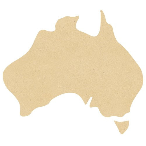 Wooden Australia Shape - Large