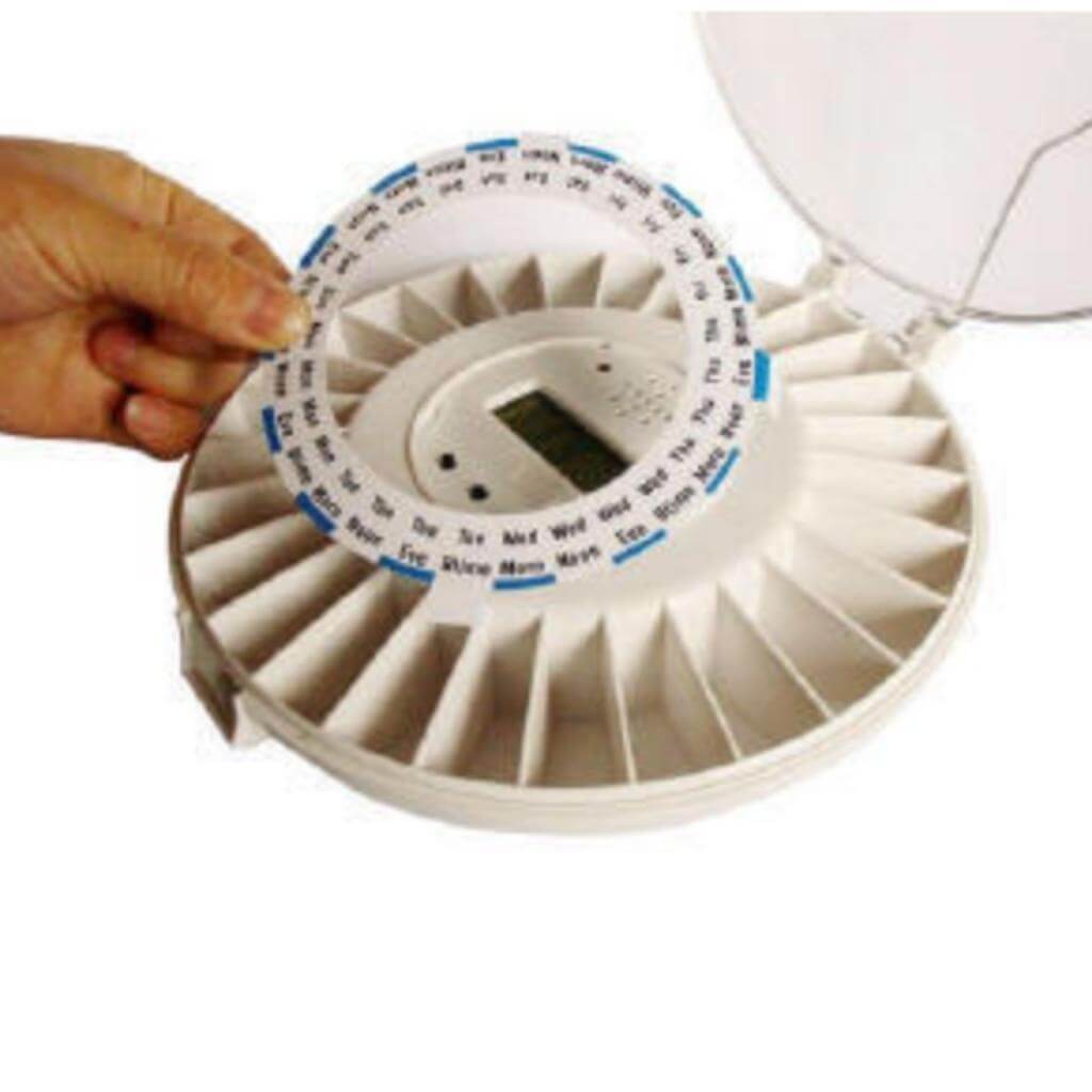Automatic Pill Dispenser Bundle Medelert With Spare Tray Set