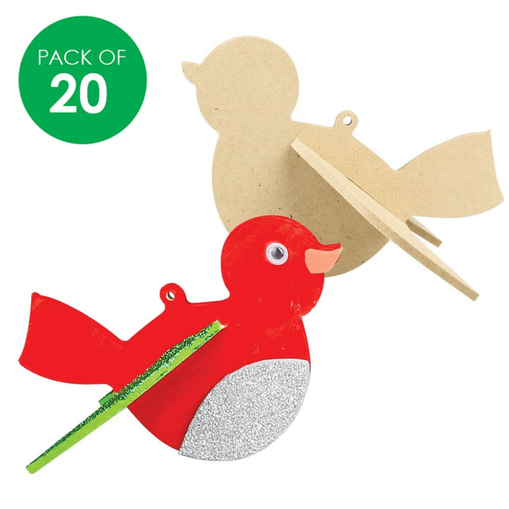 3D Robins Pack of 20