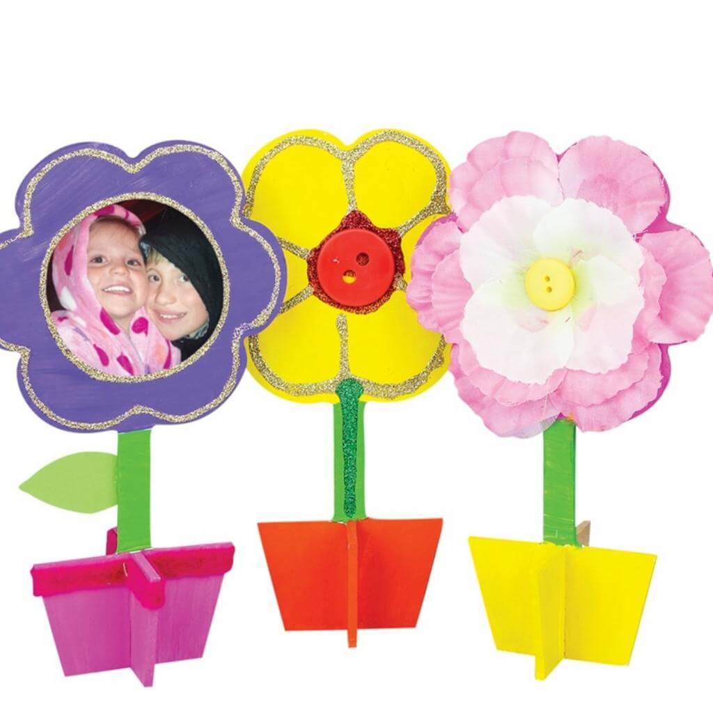3D Wooden Flowers Pack of 20