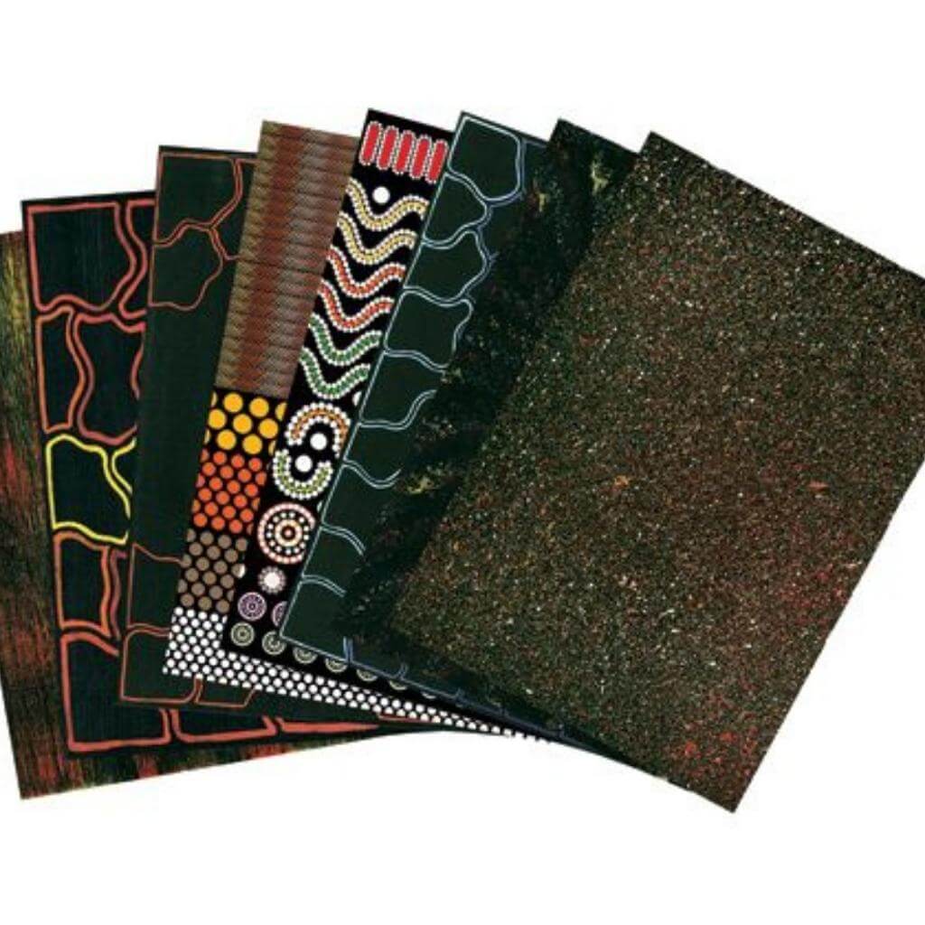 Aboriginal Australian Design Paper A4 Pack of 40