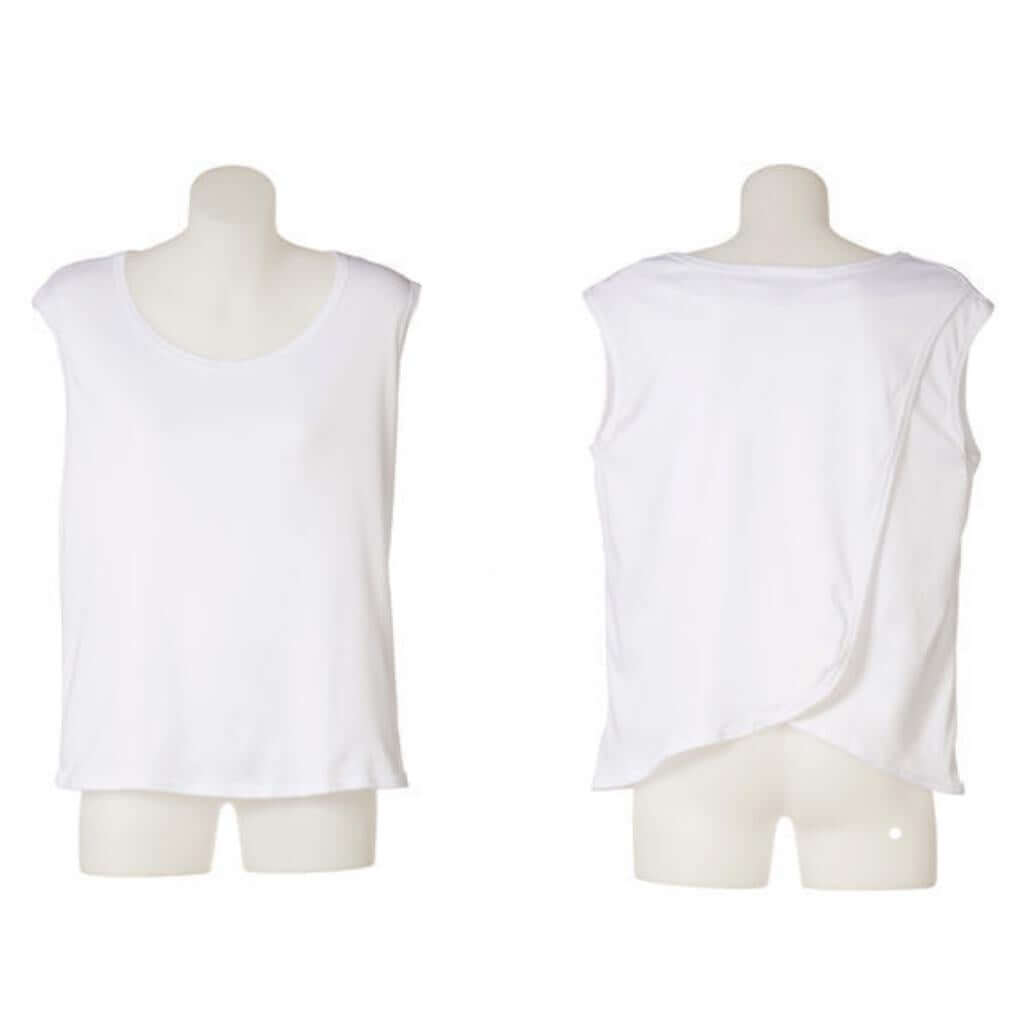 Adaptive Singlet/Undershirt/Vest Petal Back Clothing