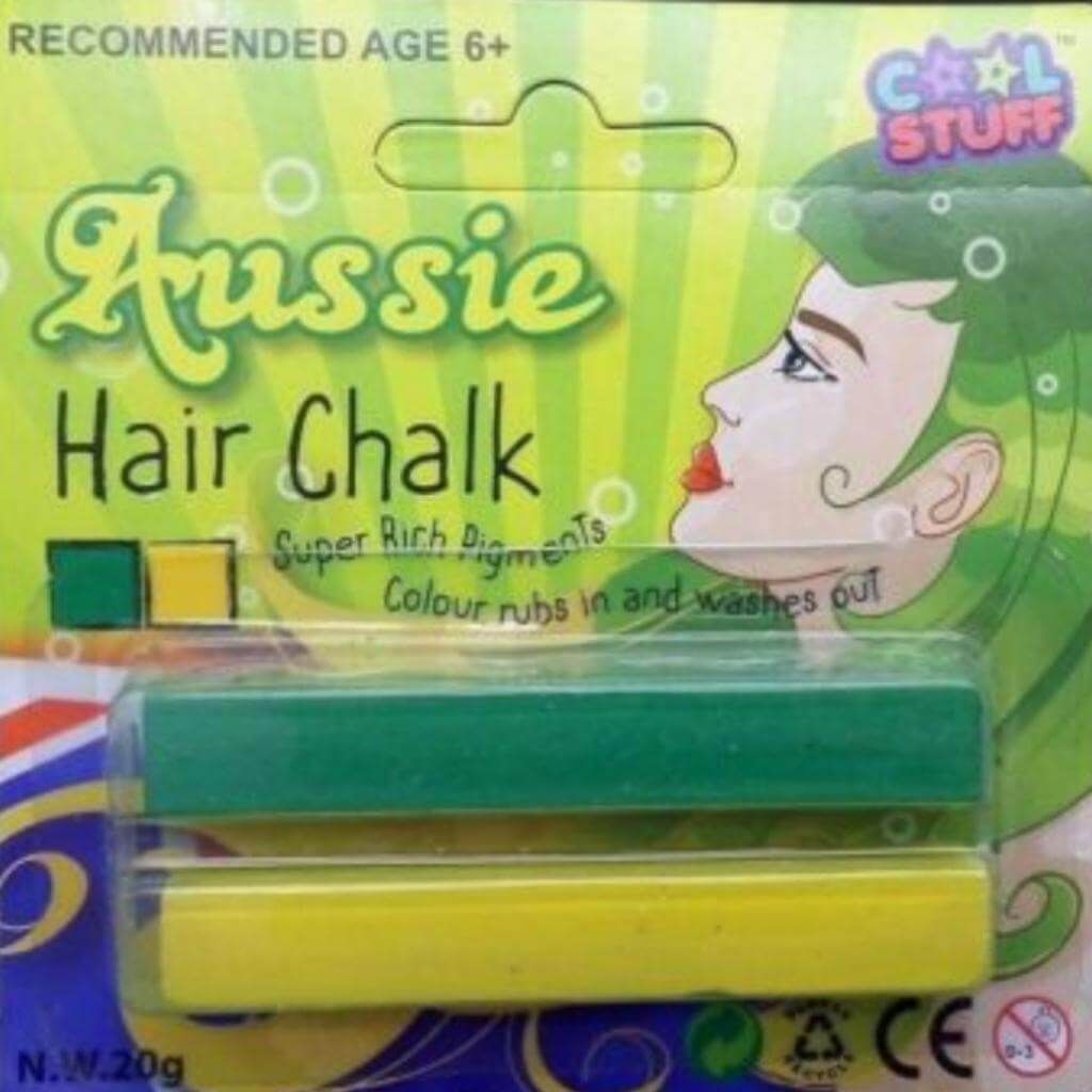 Australia Day Hair Chalk