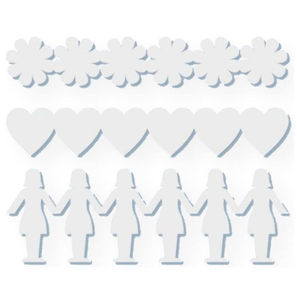 Cardboard Fold-Outs Mothers Day Pack - Pack of 30